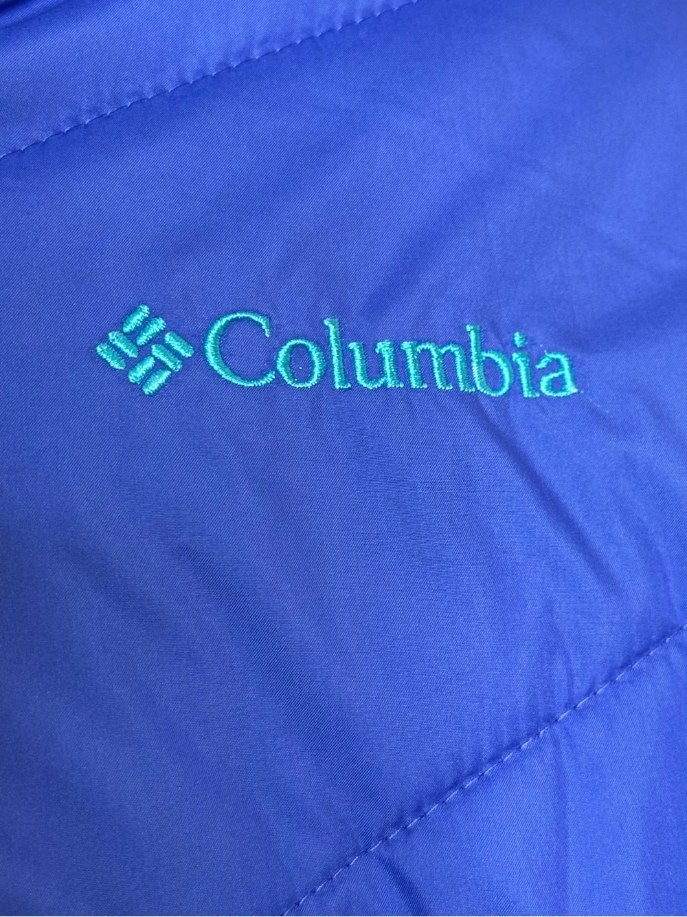 Columbia Katelyn Crest Puffer Jacket Periwinkle Blue Girls Size 18/20